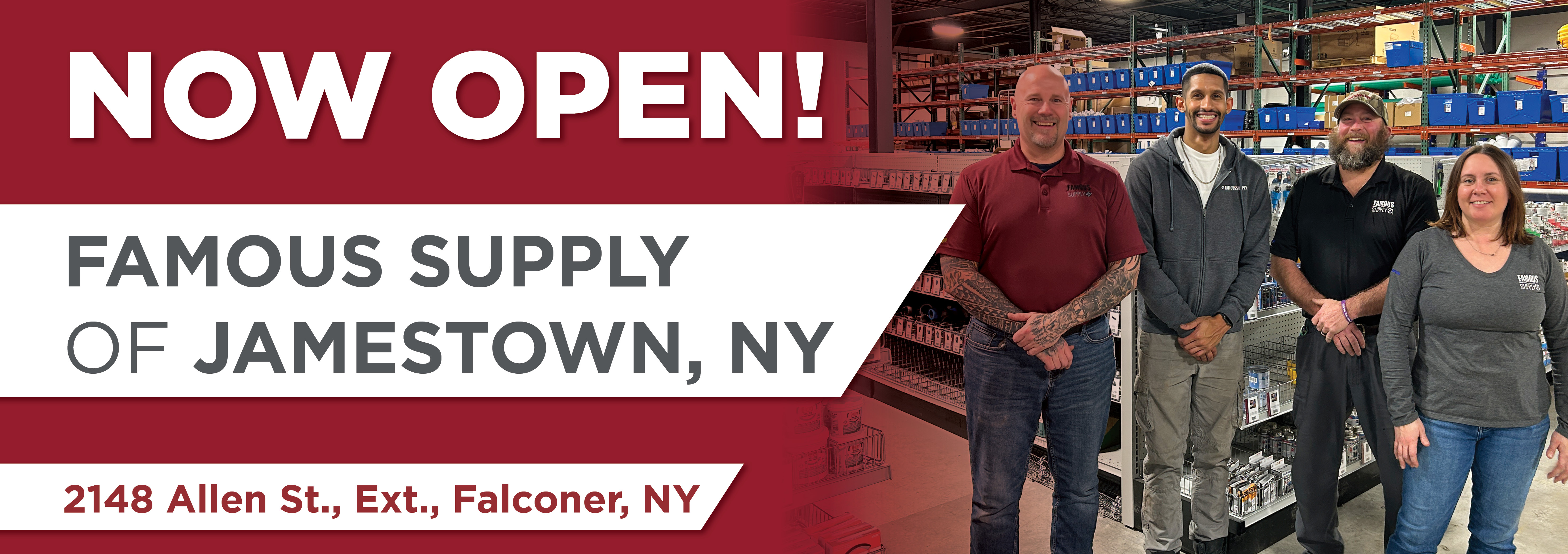 Jamestown Branch Now Open